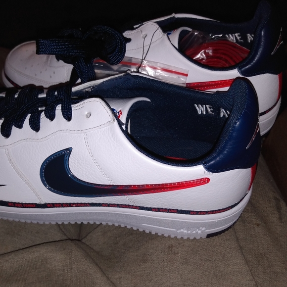 Patriots custom Air force ones main image 2